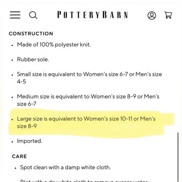 Pottery Barn - Teddy Bear Slippers - Picture 9 of 10